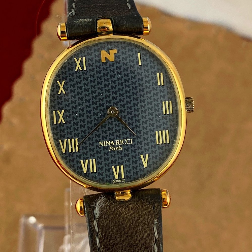 Vintage Original Nina Ricci of Paris Gold Watch